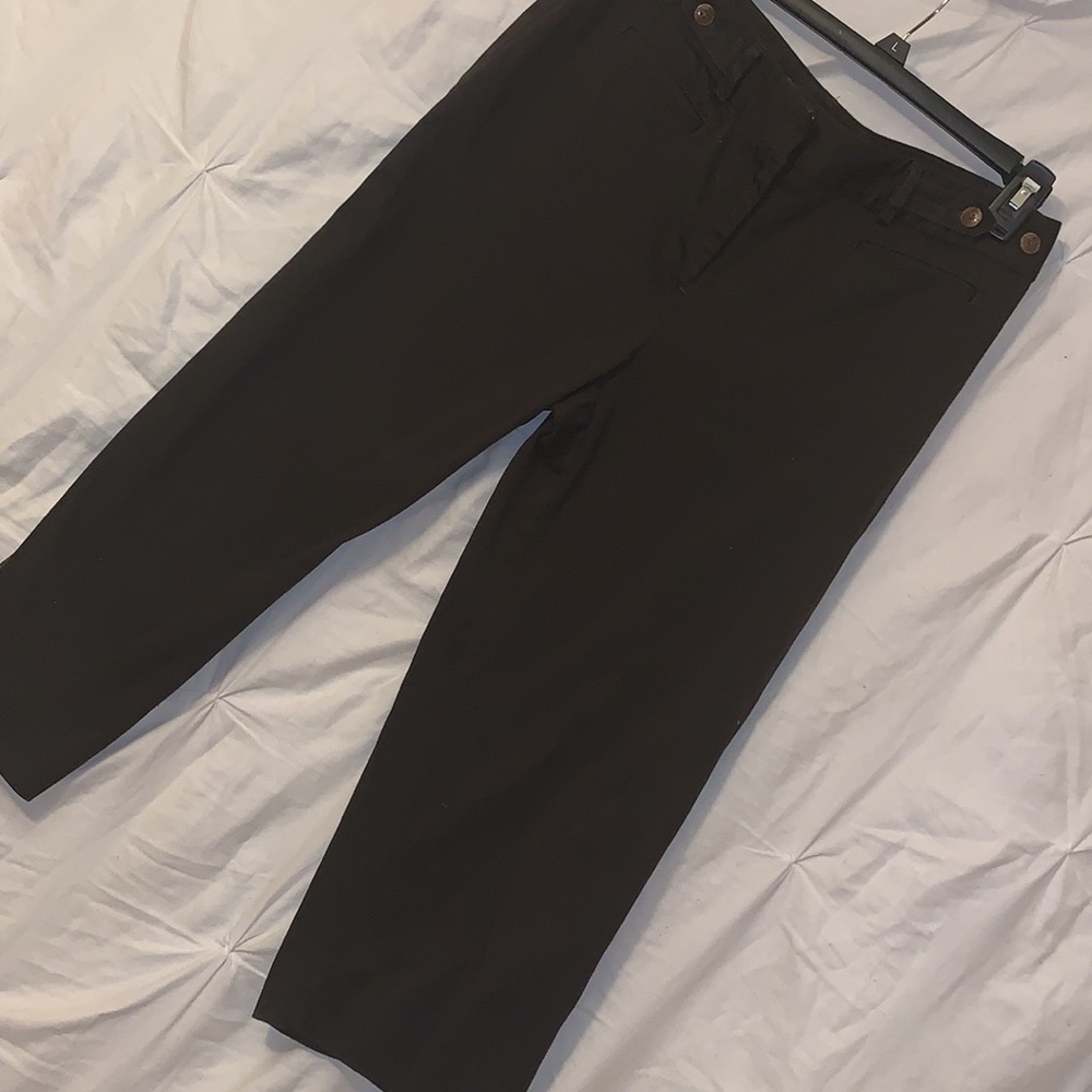 Ladies Women’s  Brown Capris George Size 8 Slimming